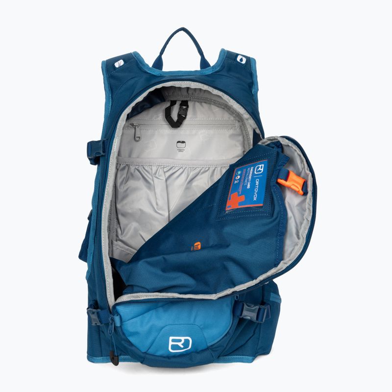 Rucsac de schi ORTOVOX Cross Rider 20 S albastru petrol 4