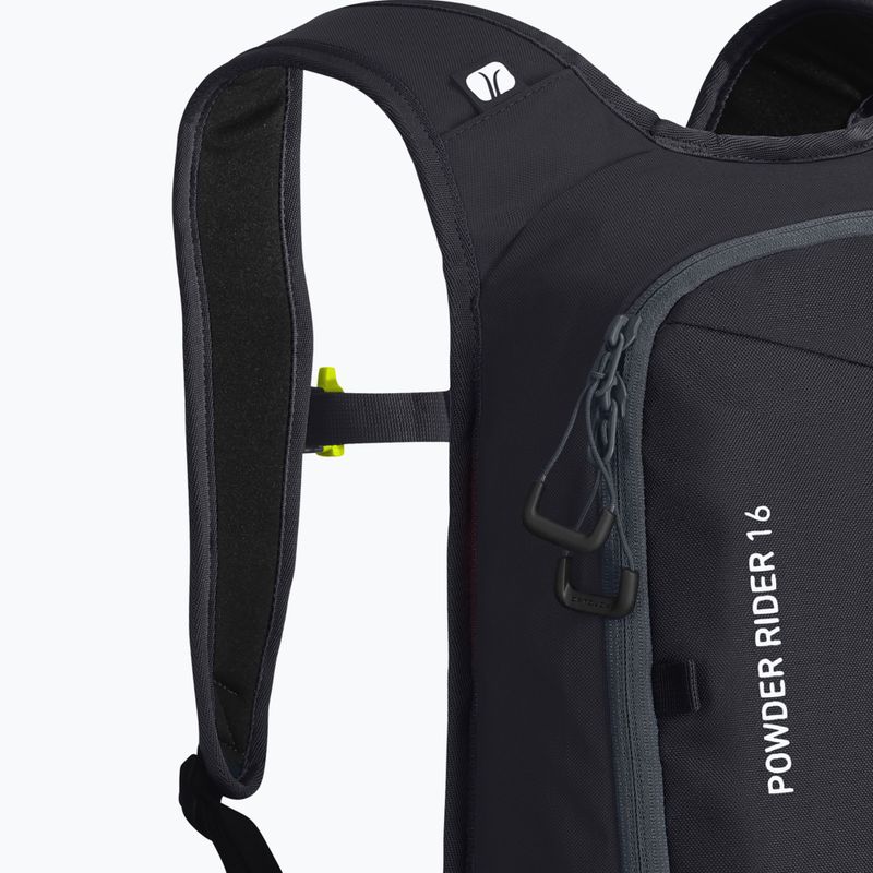 Rucsac de schi ORTOVOX Powder Rider 16 negru raven negru de schi 6