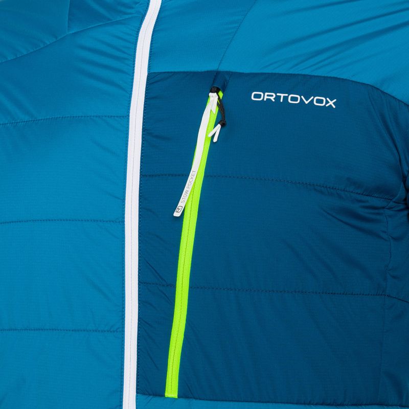 Jachetă hibridă ORTOVOX Swisswool Piz Duan pentru bărbați, albastru 6132700039 3