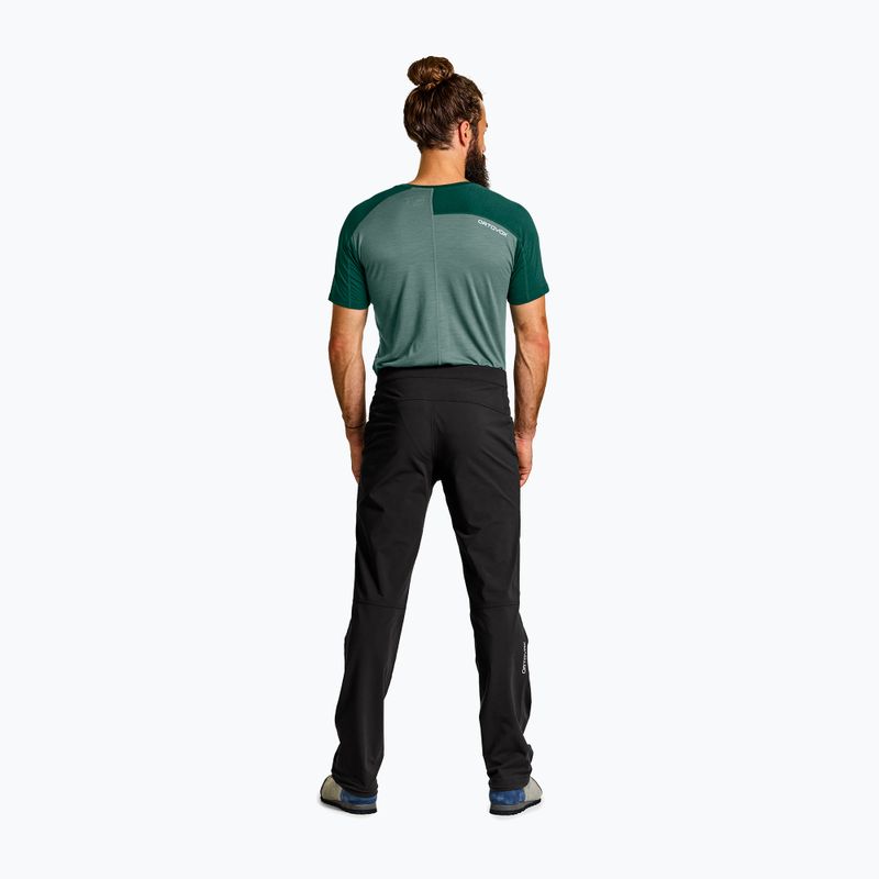 Pantaloni bărbătești din softshell ORTOVOX Brenta negru 6234400034 3