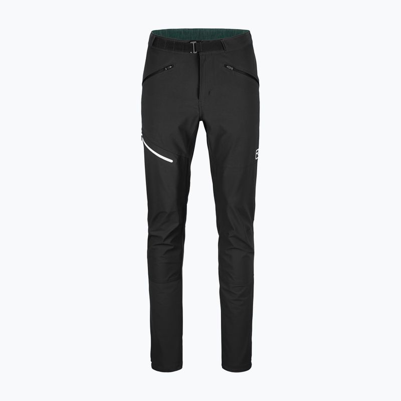 Pantaloni bărbătești din softshell ORTOVOX Brenta negru 6234400034 6