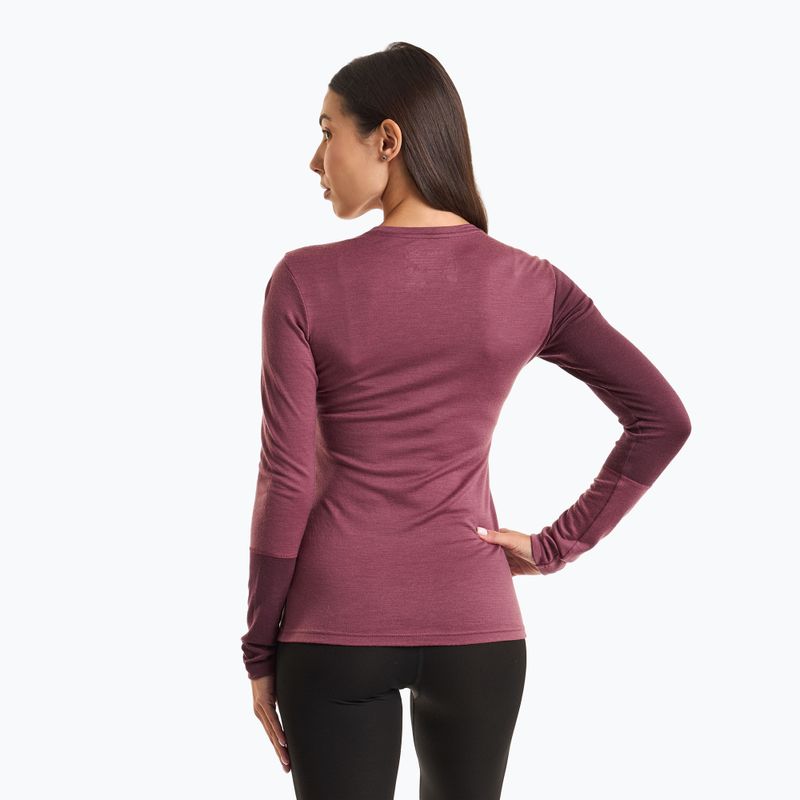 Bluză termică damă ORTOVOX 185 Rock'N'Wool mountain rose 2