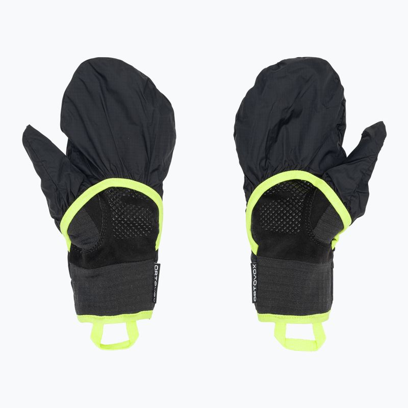Mănuși de parașutism pentru bărbați ORTOVOX Fleece Grid Cover negru raven 4