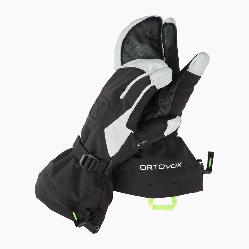 Mănuși de schi pentru bărbați  ORTOVOX Merino Freeride 3 Finger black