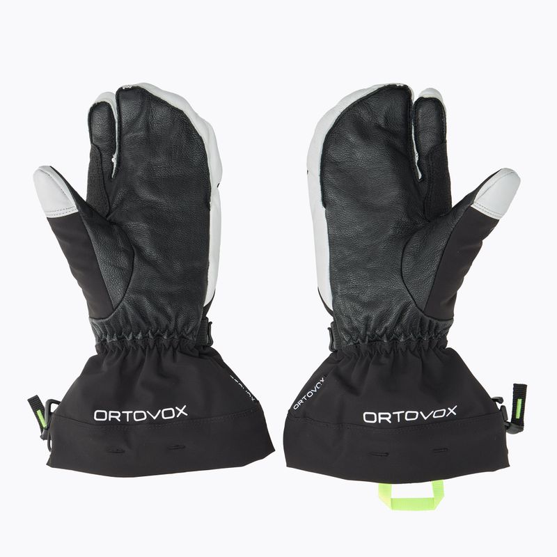 Mănuși de schi pentru bărbați  ORTOVOX Merino Freeride 3 Finger black 2