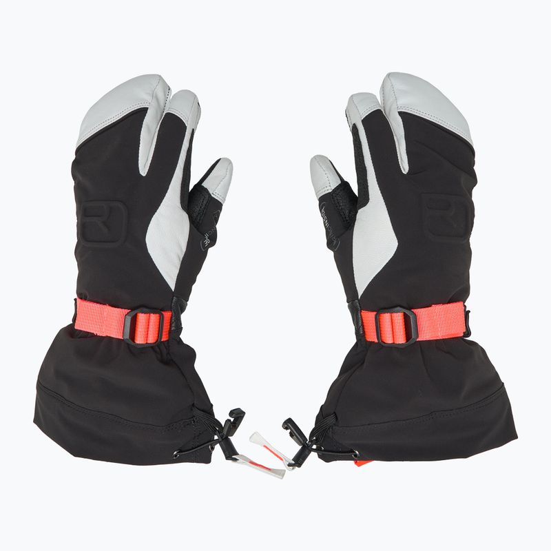 Mănuși de schi pentru femei ORTOVOX Merino Freeride 3 Finger black raven 3