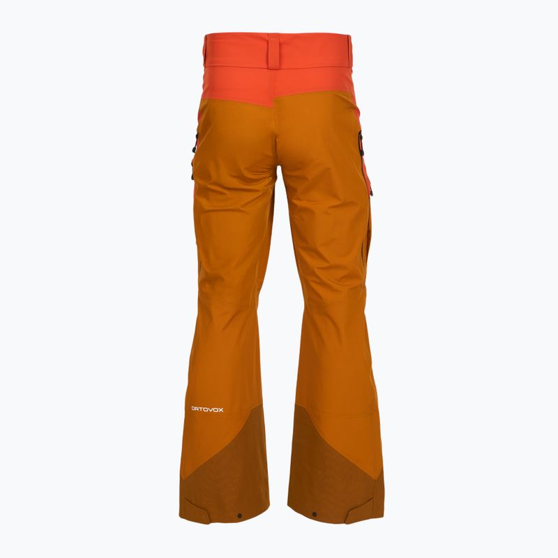 Pantaloni de schi pentru bărbați ORTOVOX 3L Ravine Shell sly fox 2
