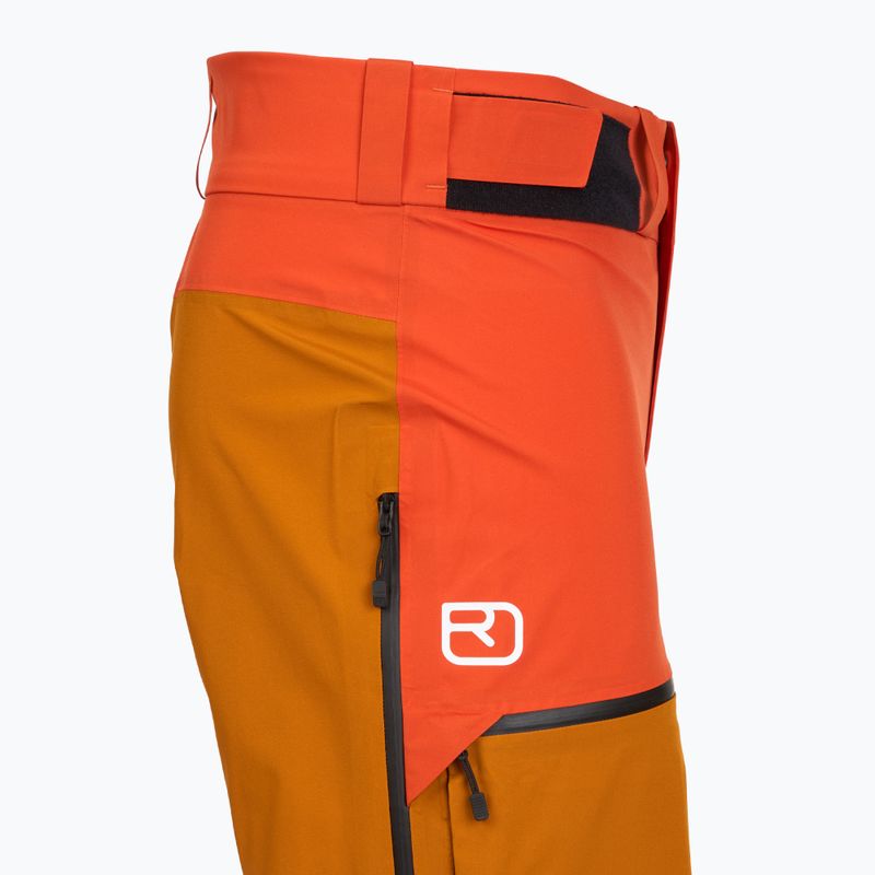Pantaloni de schi pentru bărbați ORTOVOX 3L Ravine Shell sly fox 4