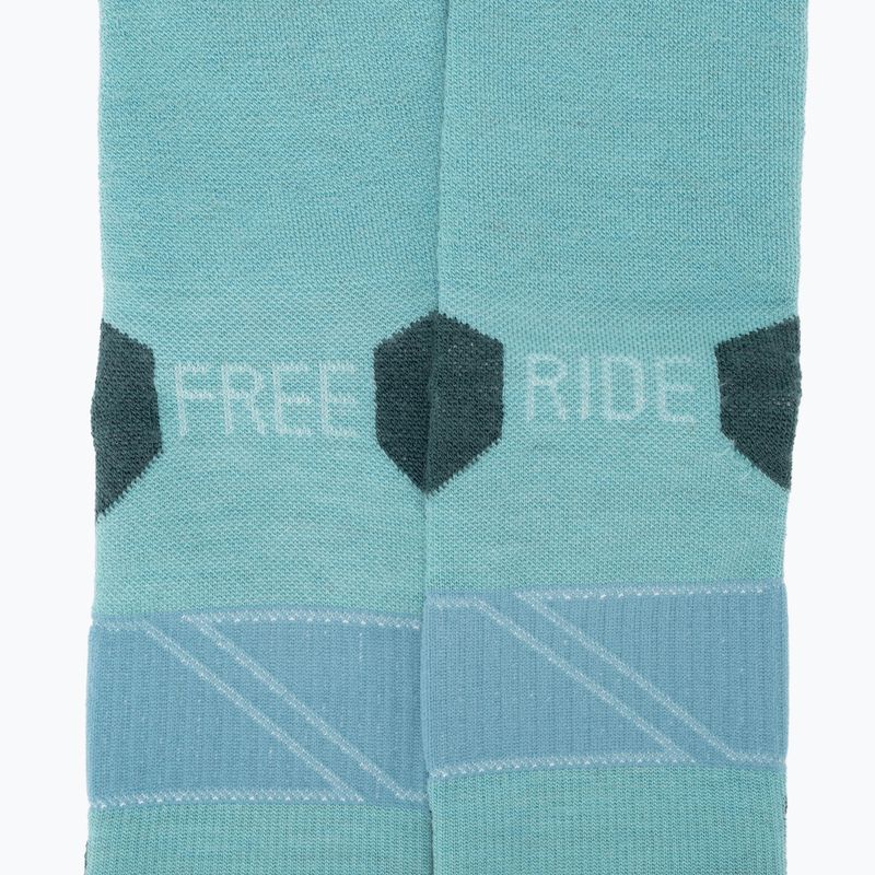 Șosete de schi pentru femei ORTOVOX Freeride Long Socks Cozy cascadă de gheață confortabilă 4