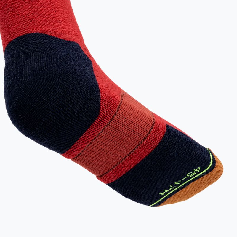 Șosete de schi pentru bărbați ORTOVOX Freeride Long Socks Cozy cengla rossa 3