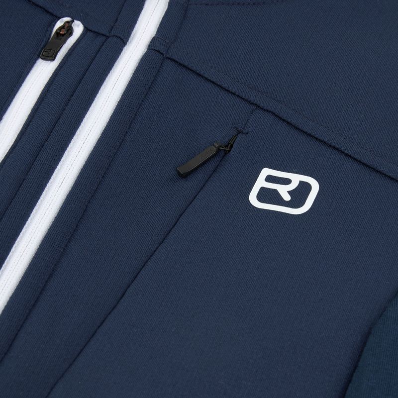 Bluză pentru femei ORTOVOX Fleece Grid Hoody deep ocean 3