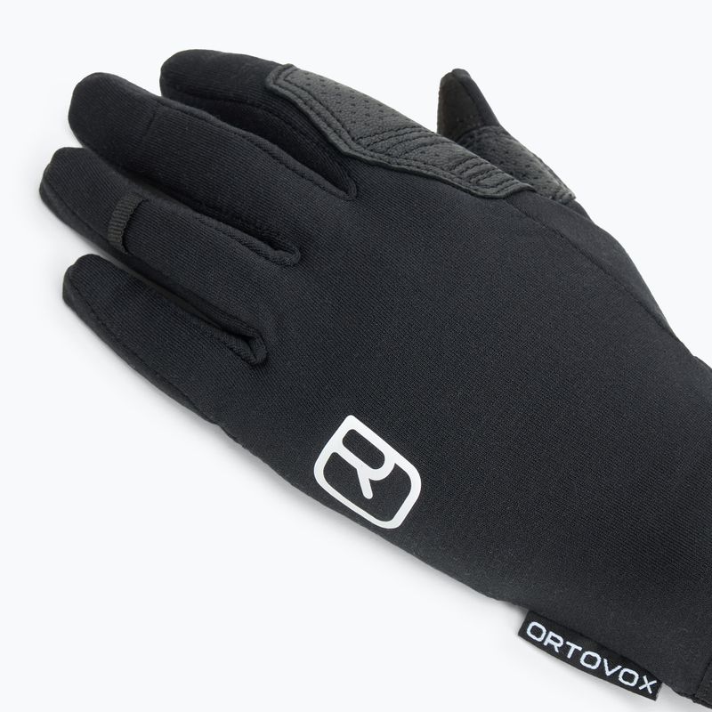 Mănuși de schi pentru bărbați ORTOVOX Fleece Light black raven 5