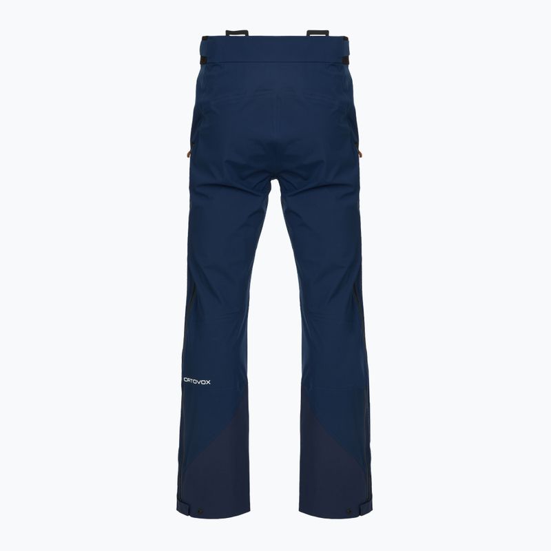 Pantaloni de schi pentru bărbați ORTOVOX 3L Ortler deep ocean 2