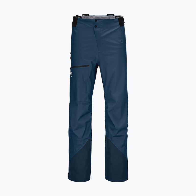 Pantaloni de schi pentru bărbați ORTOVOX 3L Ortler deep ocean