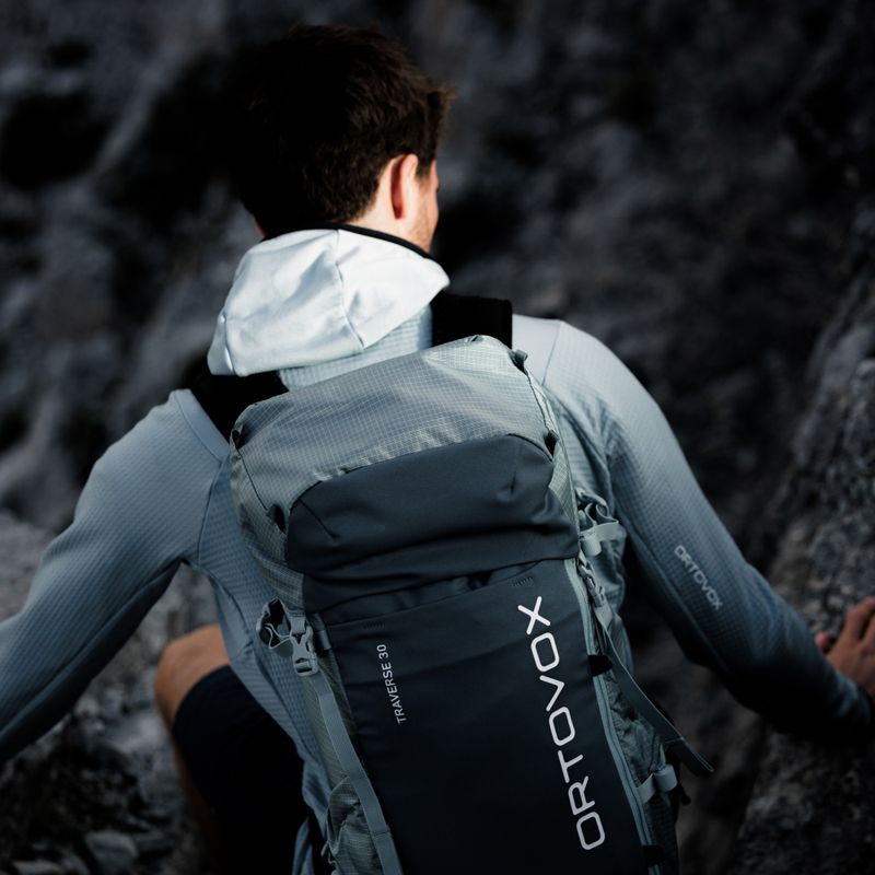Rucsac ORTOVOX Traverse 30 l glacier grey 7
