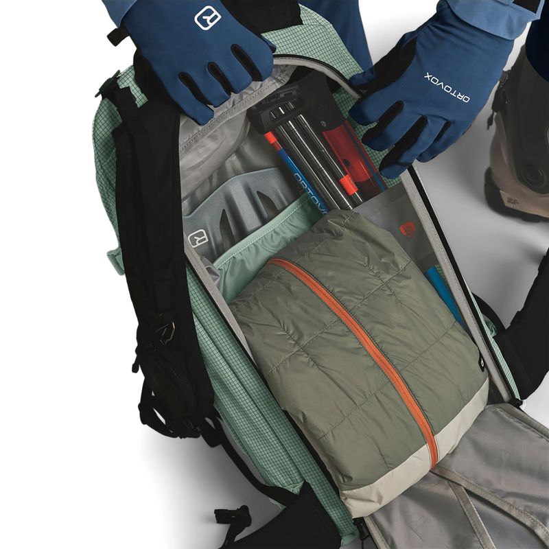 Rucsac de schi de tură ORTOVOX Switchback 27 l green acid 8