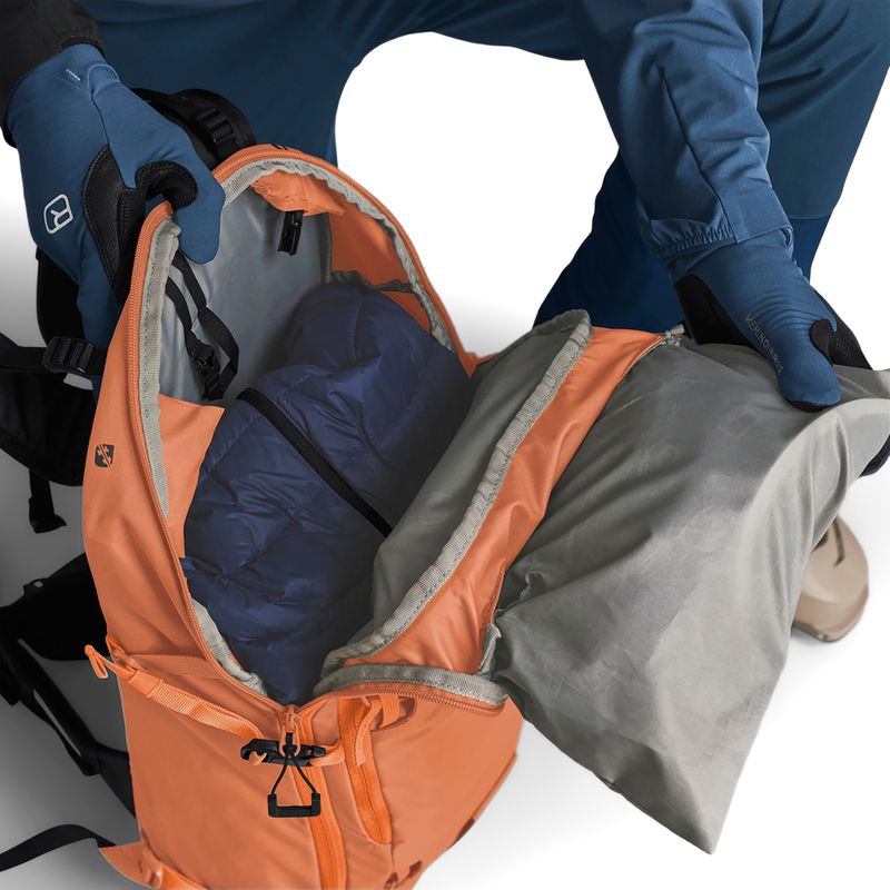 Rucsac de schi de tură ORTOVOX Venet Tour 30 l faded tangerine 11