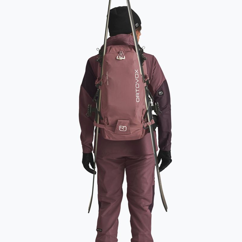 Rucsac de schi de tură ORTOVOX Venet Tour 28 l dusk rose 7