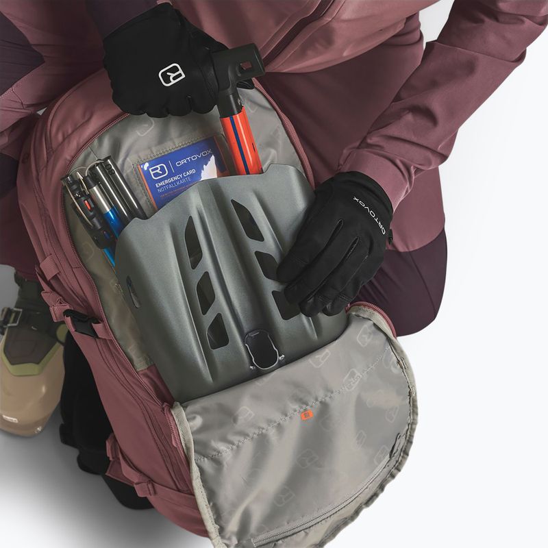 Rucsac de schi de tură ORTOVOX Venet Tour 28 l dusk rose 12