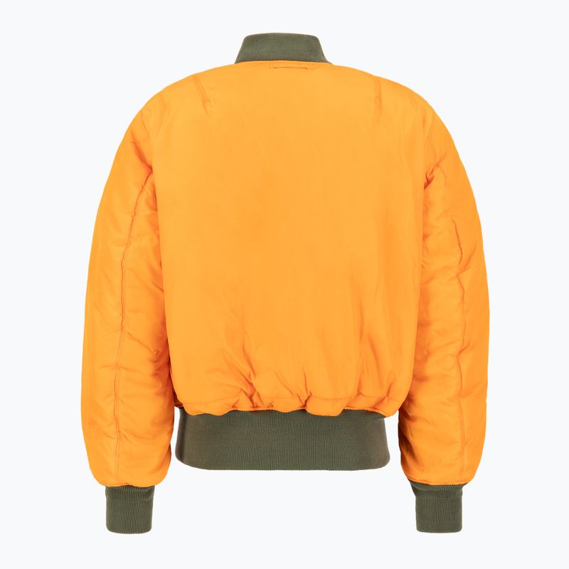 Alpha Industries MA-1 Heritage sacou verde salvie pentru bărbați 4