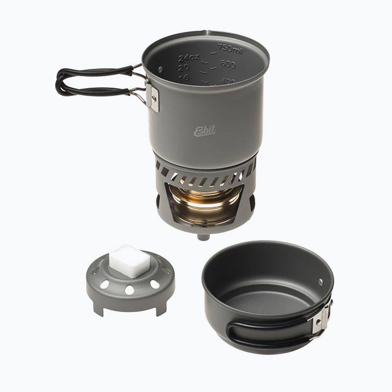 Aragaz turistic Esbit Cookset With Alcohol Burner aluminium