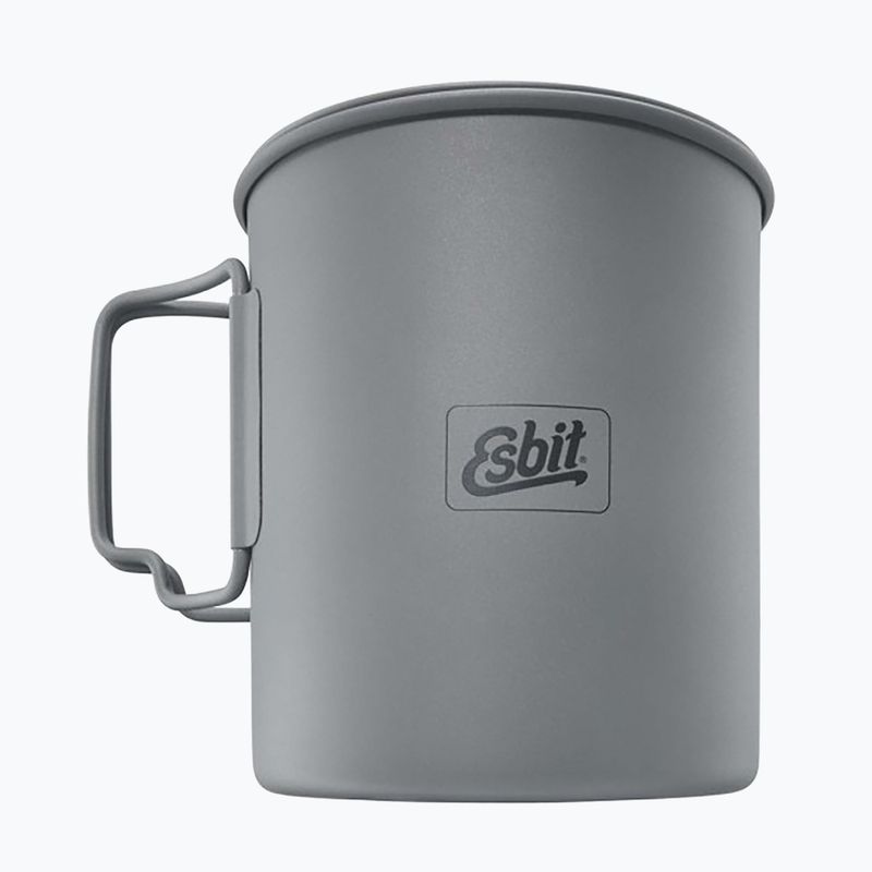 Cană turistică Esbit Titanium Pot 750 ml titanium 2