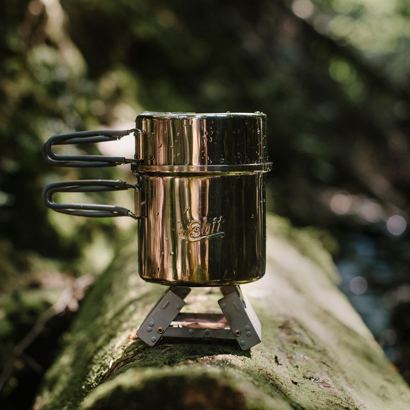 Oală turistică Esbit Stainless Steel Pot 1000 ml stainless steel
