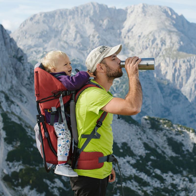 Sticlă de turism Esbit Pictor Stainless Steel Sports Bottle 550 ml stainless stell/matt