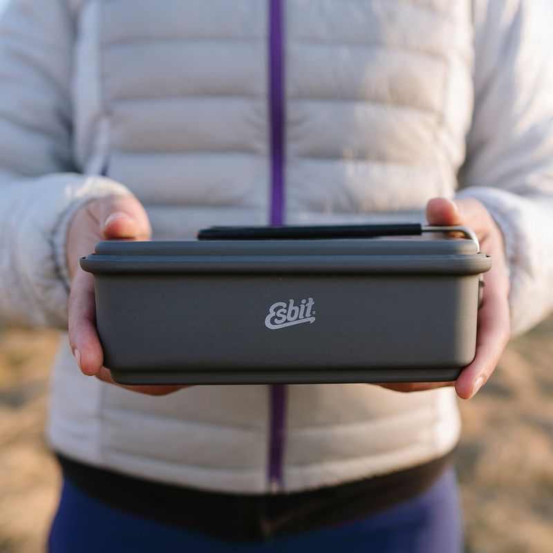 Set de gătit Esbit Solid Fuel Cookset For 14G And 27G Solid Fuel 1100 ml aluminium 3