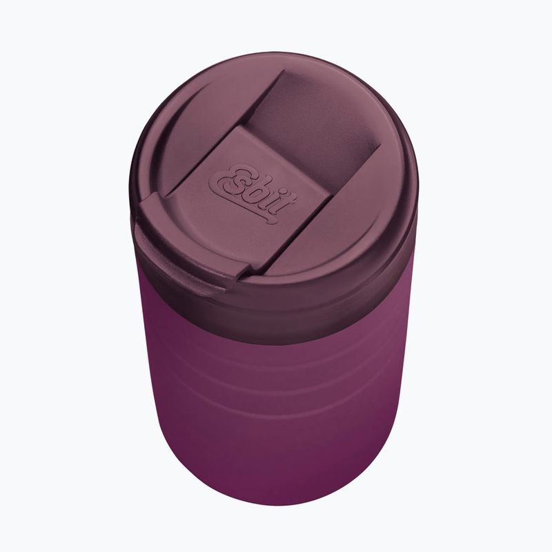 Cană termică Esbit Majoris Stainless Steel Thermo Mug With Flip Top 450 ml berry 2