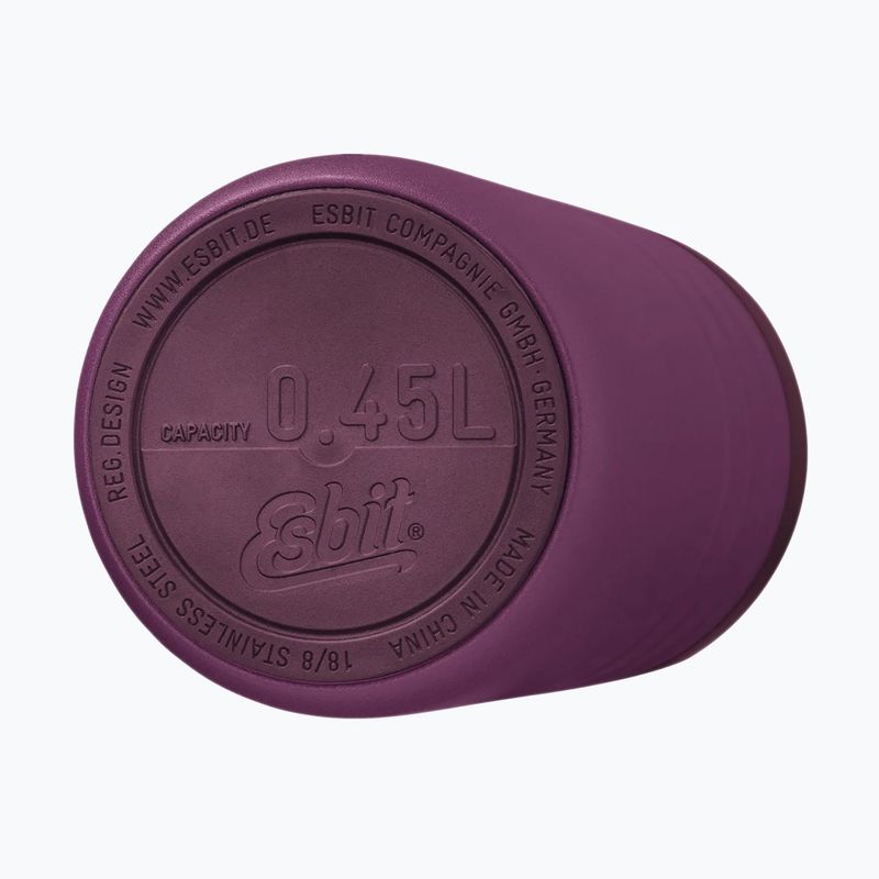 Cană termică Esbit Majoris Stainless Steel Thermo Mug With Flip Top 450 ml berry 3