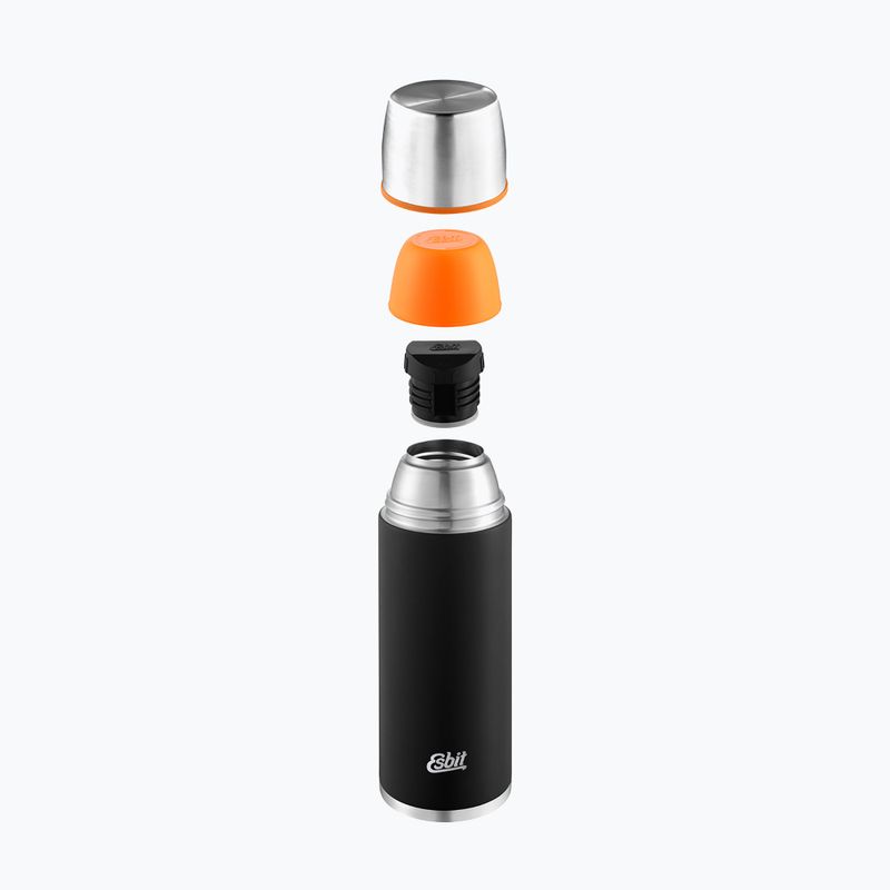 Termos Esbit Stainless Steel Vacuum Flask 1000 ml oțel/negru 2