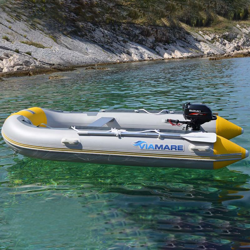 5 persoane ponton Viamare 330 S Airdeck gri-galben 1126154 3