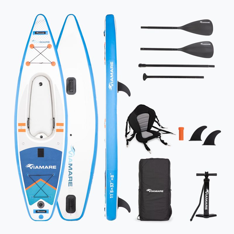 Caiac/SUP hibrid Viamare Supkayak 350 blue/white
