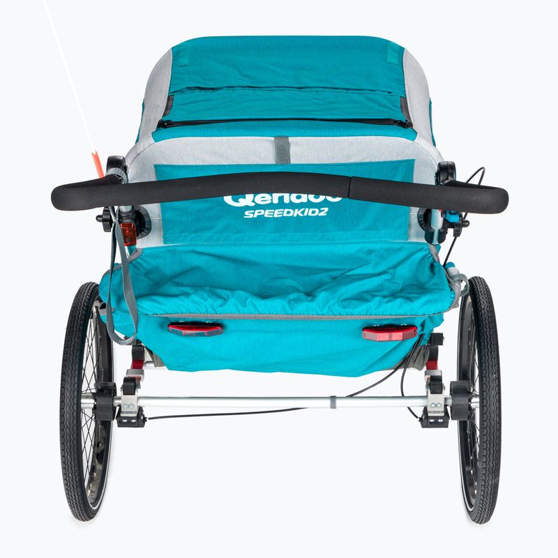 Qeridoo Speedkid2 remorcă dublă pentru biciclete albastru Q-SK2-21-P 5