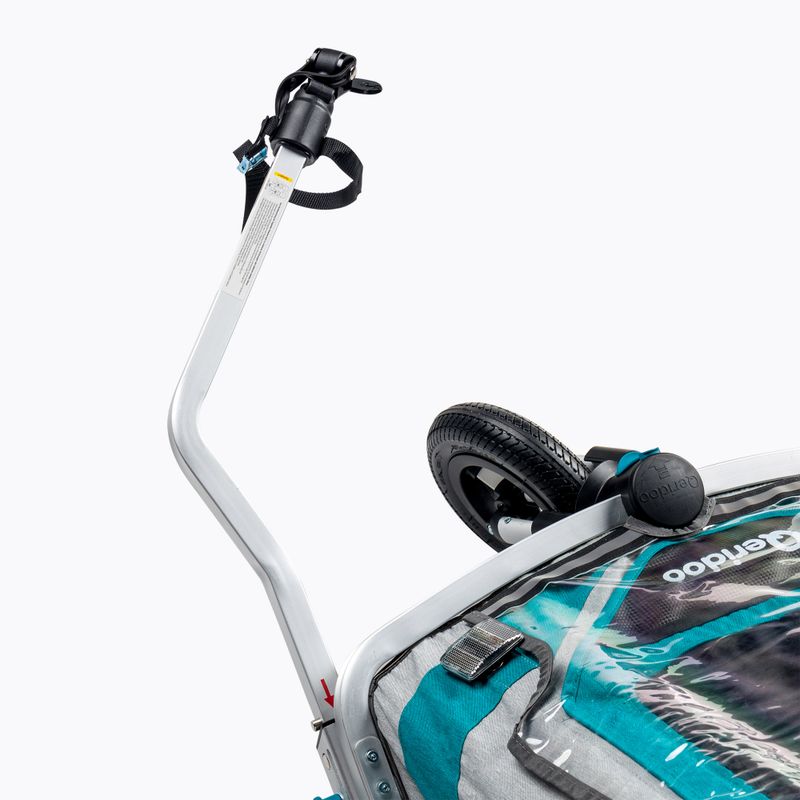 Qeridoo Speedkid2 remorcă dublă pentru biciclete albastru Q-SK2-21-P 7