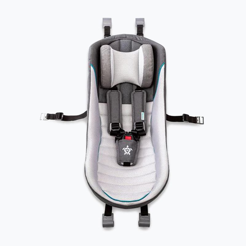 Scaun pentru remorcă pentru biciclete Qeridoo Baby Shell alb QBS-20-W