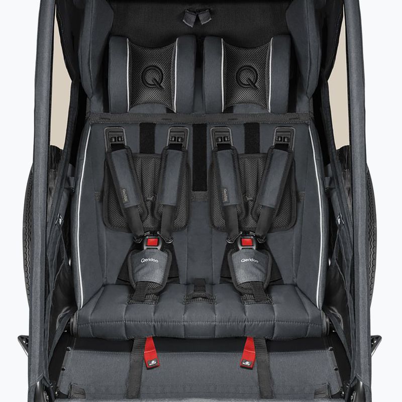 Remorcă de bicicletă Qeridoo Kidgoo 2 dark navy/blue 7