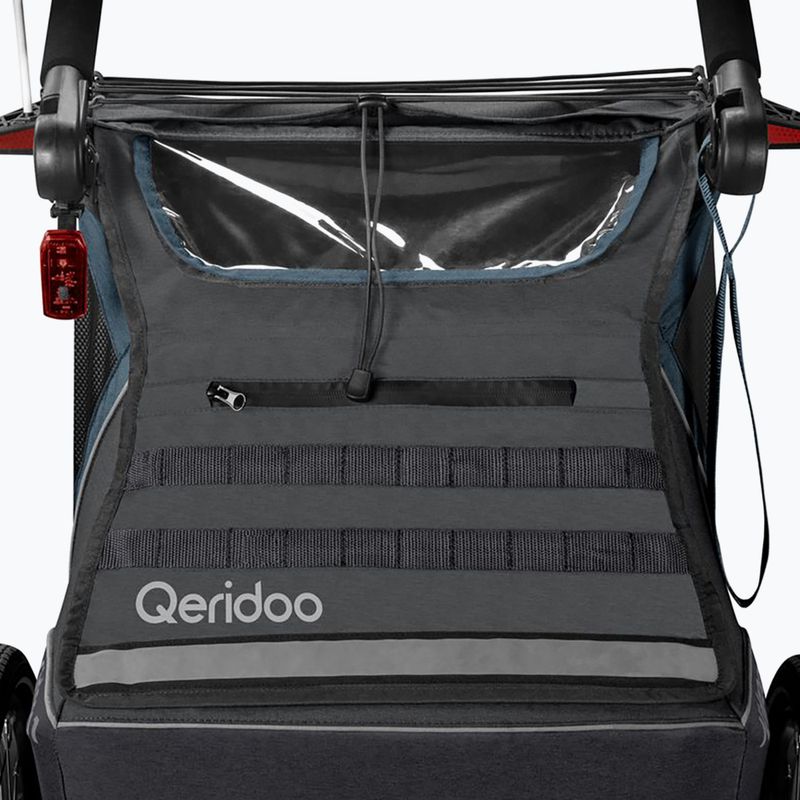 Remorcă de bicicletă Qeridoo Kidgoo 2 dark navy/blue 6
