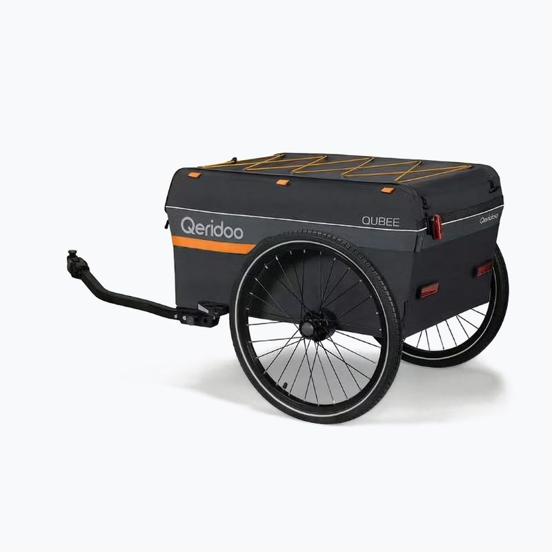 Remorcă pentru biciclete Qeridoo Qubee gri 3