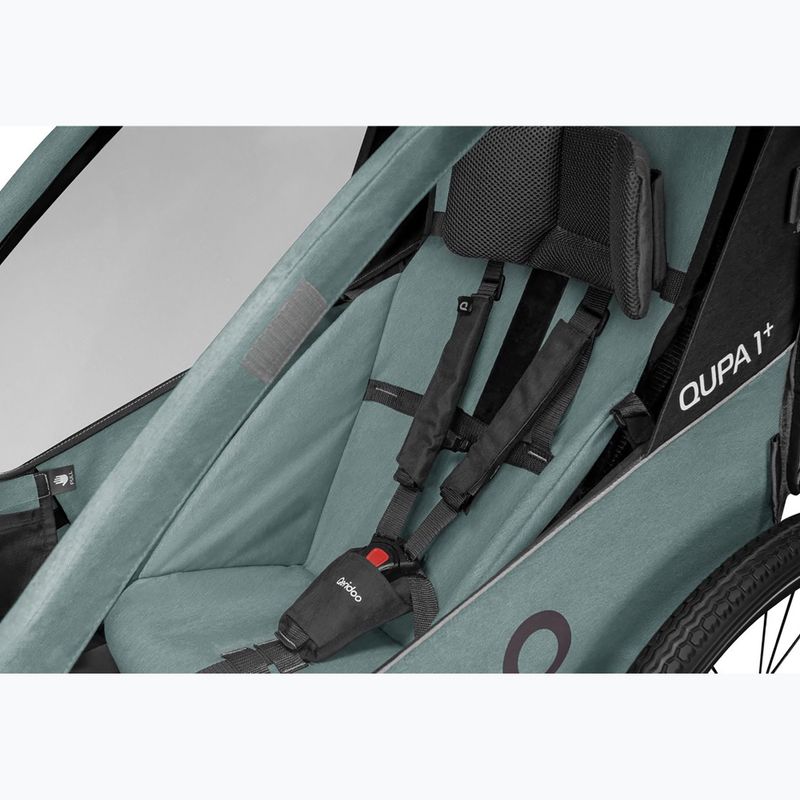 Remorcă pentru bicicletă Qeridoo Qupa 1 mineral blue 8