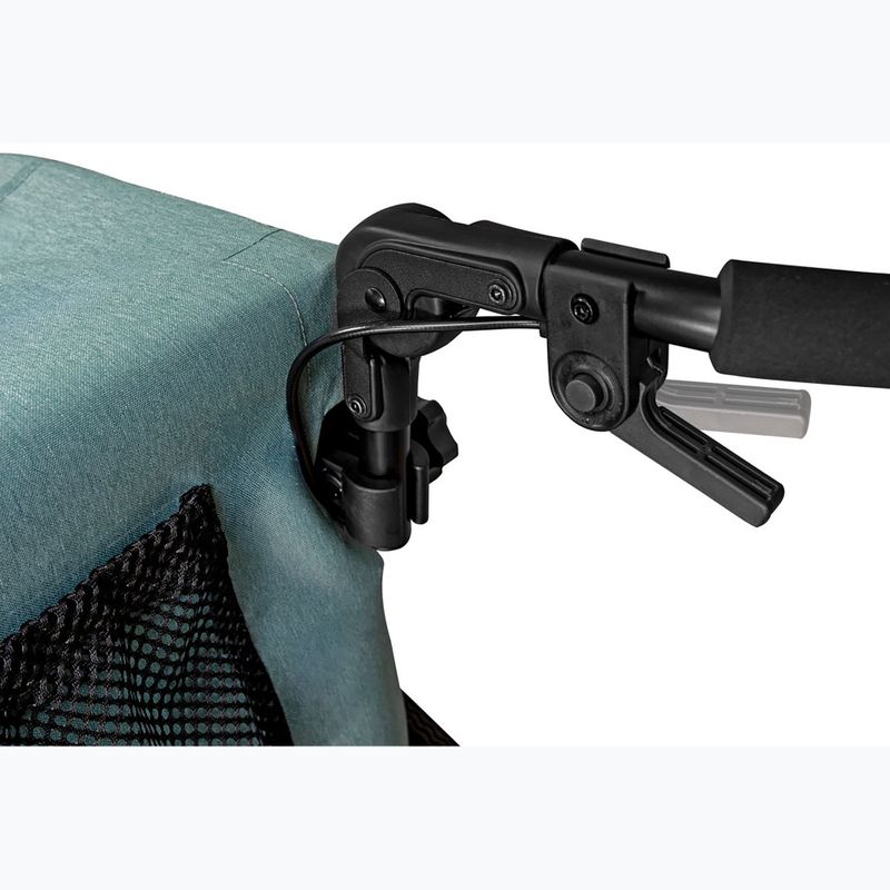 Remorcă pentru bicicletă Qeridoo Qupa 1 mineral blue 12