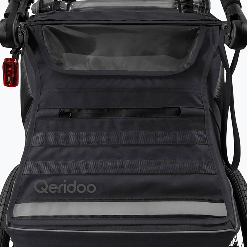 Remorcă pentru bicicletă Qeridoo Kidgoo 2 phantom grey 6