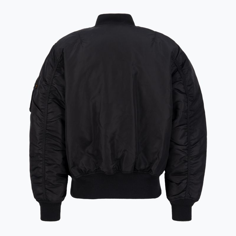 Alpha Industries MA-1 Heritage sacou negru pentru bărbați 2