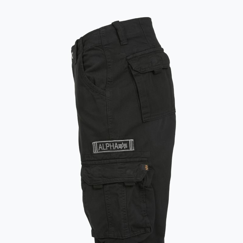 Pantaloni pentru bărbați Alpha Industries Jet black 4