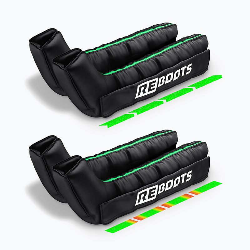 Manșoane pentru drenaj limfatic REBOOTS Go Lite black/white/green 3