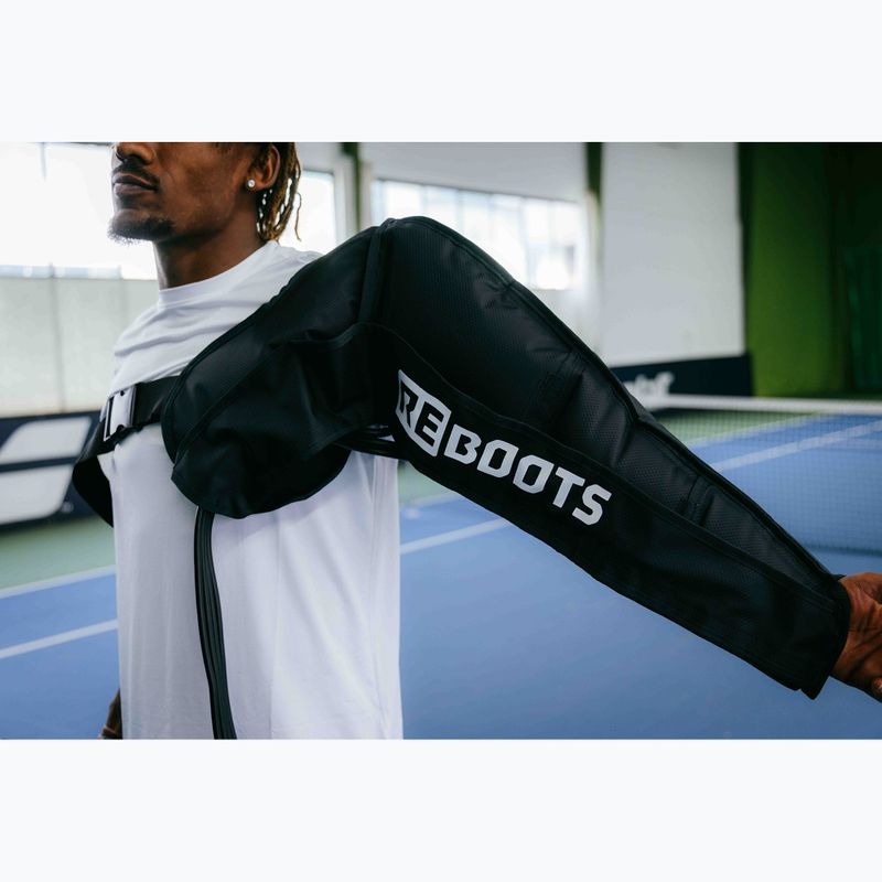 Manșete pentru masaj REBOOTS One Arm Cuffs 2.0 black/white 3