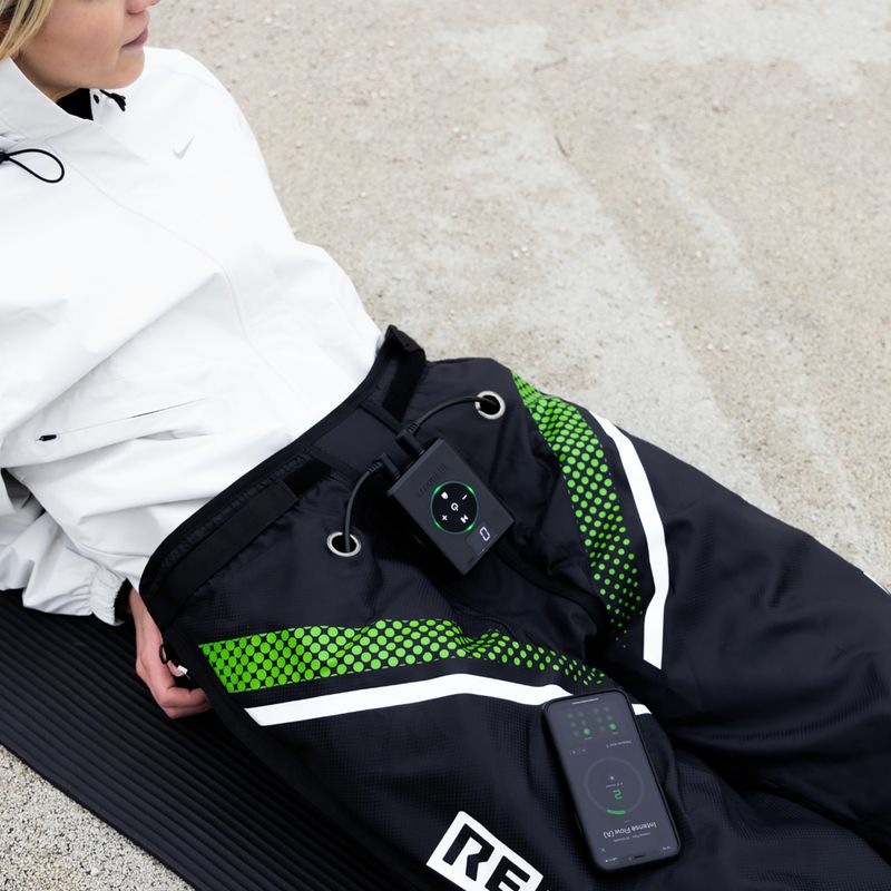Pantaloni pentru recuperare REBOOTS Go X Lite black/white/green 15