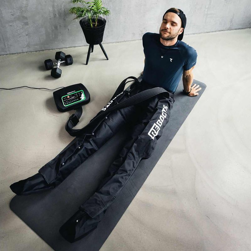 Manșoane pentru drenaj limfatic REBOOTS One black/white/green 4