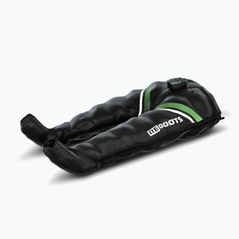 Pantaloni pentru recuperare REBOOTS Go X Straight Cut black/white/green 3